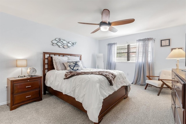 30 Clermont Ct, Palm Coast, FL 32137 - bedroom featuring light carpet and ceiling fan