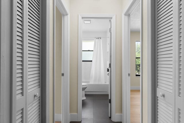 381 E Joplin Ct, Hernando, FL 34442 - hallway with tile patterned floors and baseboards