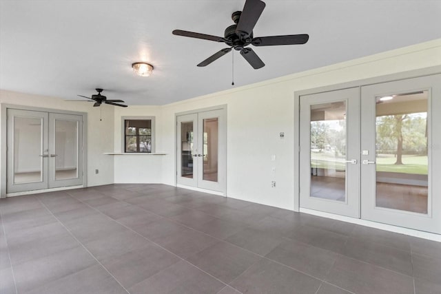 381 E Joplin Ct, Hernando, FL 34442 - unfurnished sunroom featuring french doors
