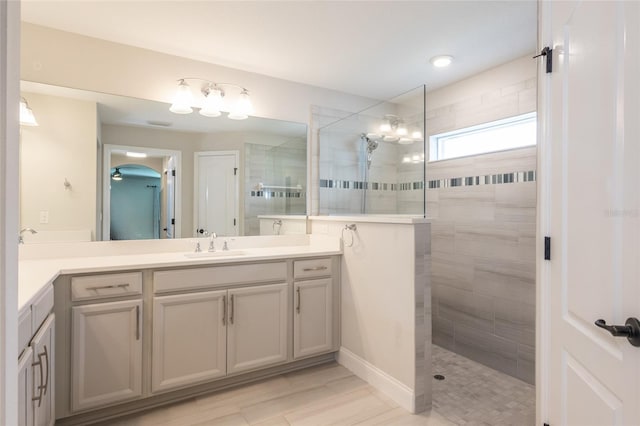 127 Wynnfield Dr, Palm Coast, FL 32164 - full bath with vanity and walk in shower