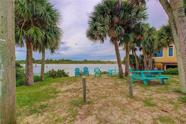 33 Camellia Dr, Ormond Beach, FL 32176 - view of yard featuring a water view