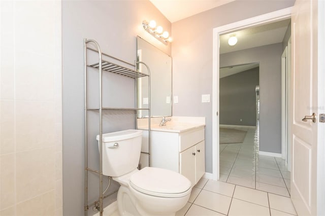88 Pritchard Dr, Palm Coast, FL 32164 - bathroom with vanity and tile patterned flooring