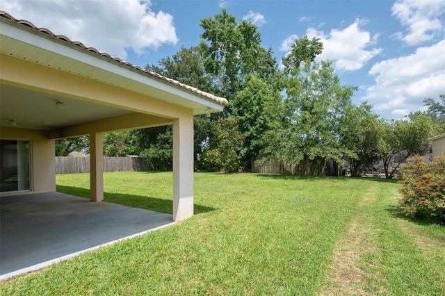 88 Pritchard Dr, Palm Coast, FL 32164 - view of yard with a patio