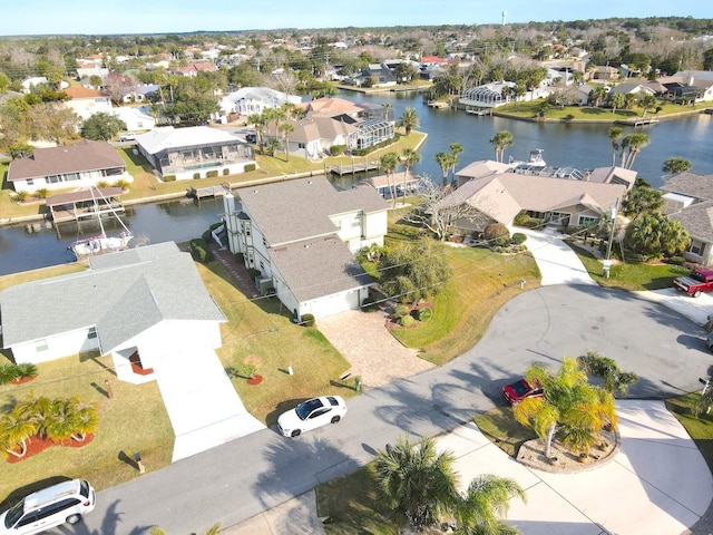 19 Cedarfield Ct, Palm Coast, FL 32137 - aerial view of residential area featuring a large body of water