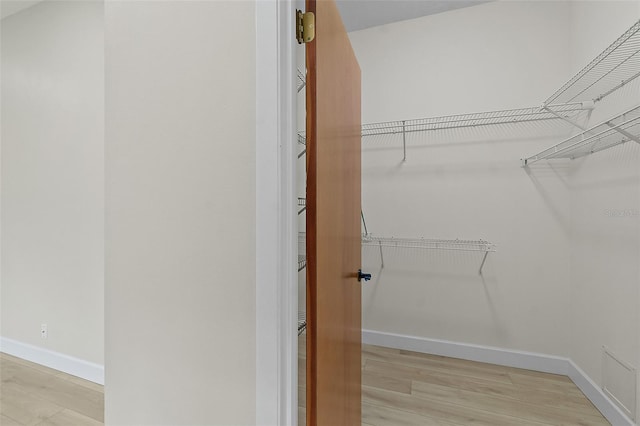 38 Kingsley Cir, Ormond Beach, FL 32174 - walk in closet with wood finished floors