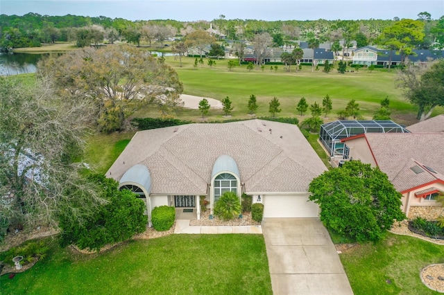 38 Kingsley Cir, Ormond Beach, FL 32174 - aerial view of residential area with a nearby body of water and a local golf course