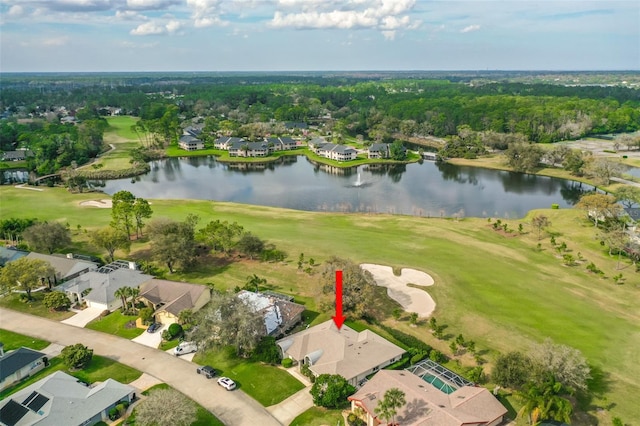 38 Kingsley Cir, Ormond Beach, FL 32174 - aerial overview of property's location with nearby suburban area, a nearby body of water, and a local golf course