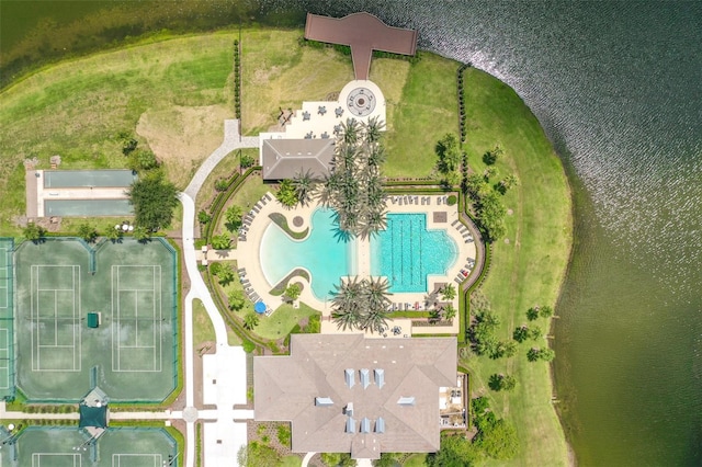 38 Kingsley Cir, Ormond Beach, FL 32174 - aerial view of a pool