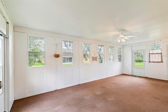 179 Frankford Ln, Palm Coast, FL 32137 - unfurnished sunroom featuring plenty of natural light