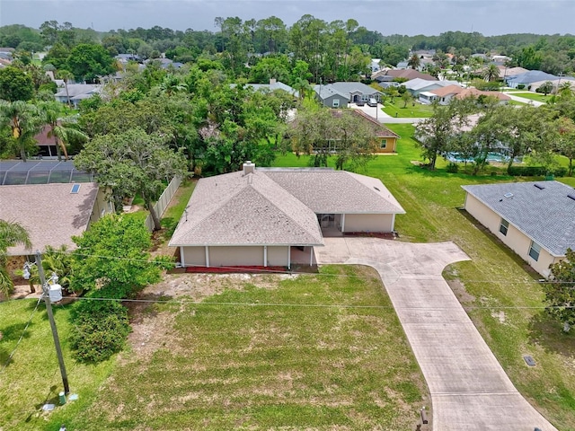 179 Frankford Ln, Palm Coast, FL 32137 - aerial perspective of suburban area