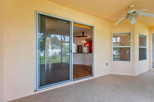 42 Raintree Pl, Palm Coast, FL 32164 - view of patio / terrace with a ceiling fan