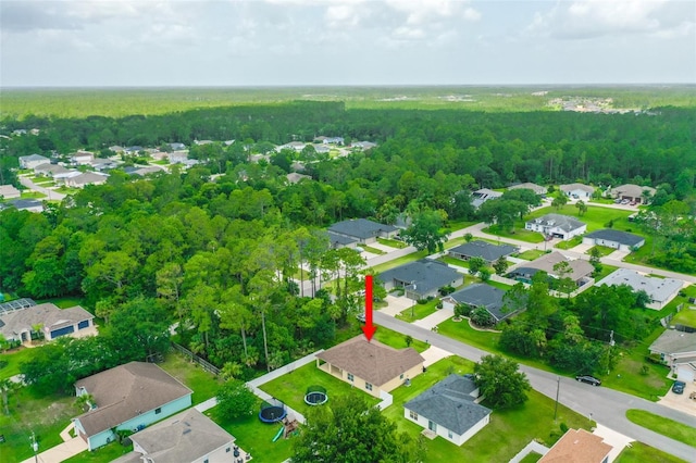 4 Seathorn Path, Palm Coast, FL 32164 - aerial view of residential area with a forest