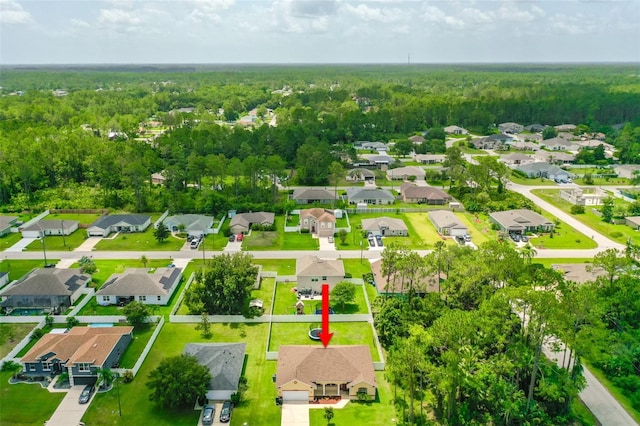 4 Seathorn Path, Palm Coast, FL 32164 - aerial perspective of suburban area featuring a forest