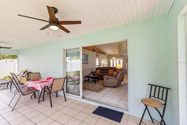 118 Pine Grove Dr, Palm Coast, FL 32164 - sunroom featuring healthy amount of natural light and vaulted ceiling
