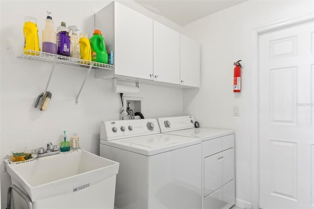 118 Pine Grove Dr, Palm Coast, FL 32164 - washroom with independent washer and dryer and cabinet space