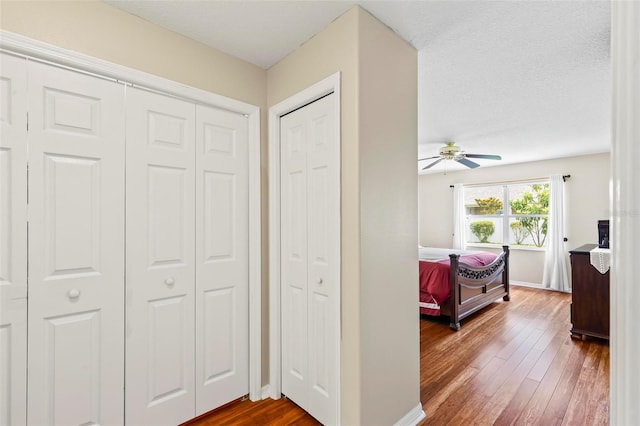 118 Pine Grove Dr, Palm Coast, FL 32164 - hall with dark wood finished floors and baseboards