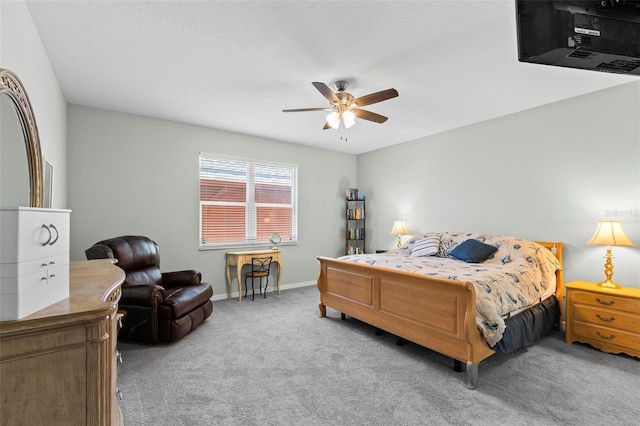 9 Port Royal Dr, Palm Coast, FL 32164 - bedroom with carpet floors and a ceiling fan