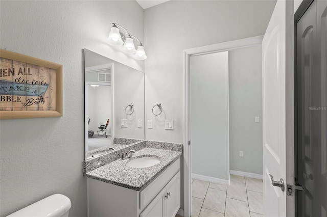 9 Port Royal Dr, Palm Coast, FL 32164 - bathroom with vanity and tile patterned flooring