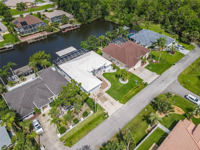 101 Covington Ln, Palm Coast, FL 32137 - aerial view of residential area featuring a nearby body of water