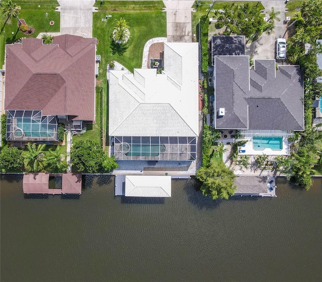 101 Covington Ln, Palm Coast, FL 32137 - aerial view of a large body of water and a pool