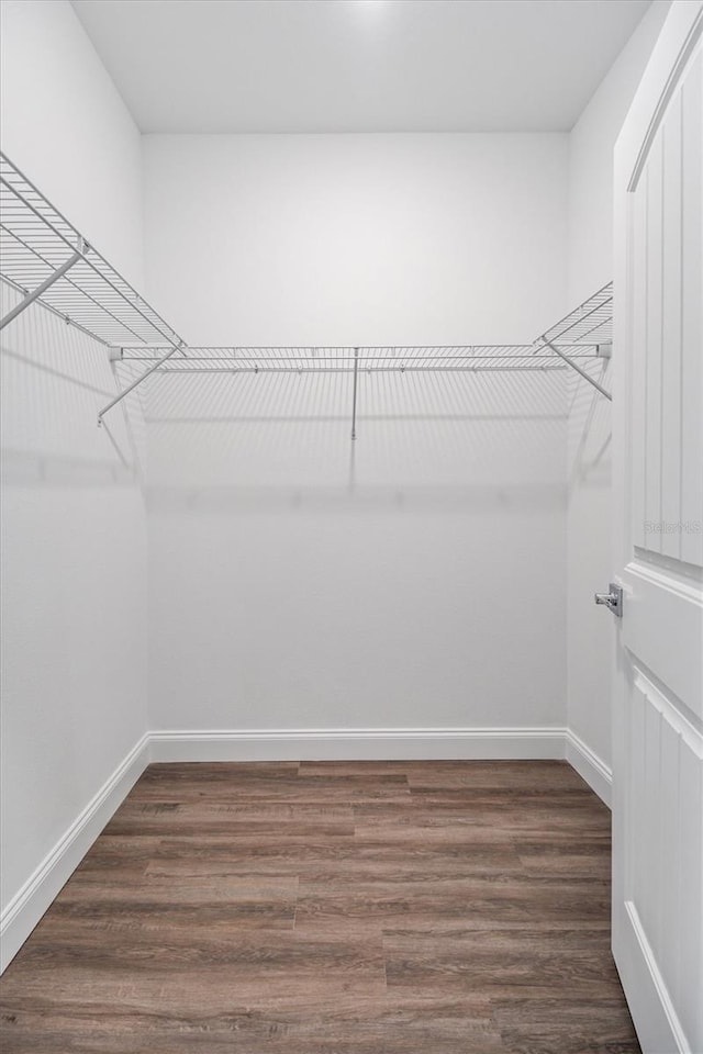 52 Pershing Ln, Palm Coast, FL 32164 - spacious closet with dark wood-style floors