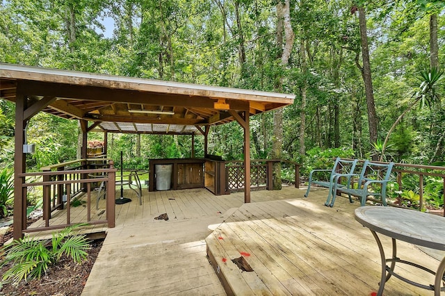 7 Zeolite Pl, Palm Coast, FL 32164 - deck with a gazebo
