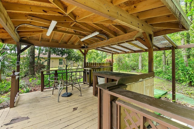 7 Zeolite Pl, Palm Coast, FL 32164 - view of wooden terrace