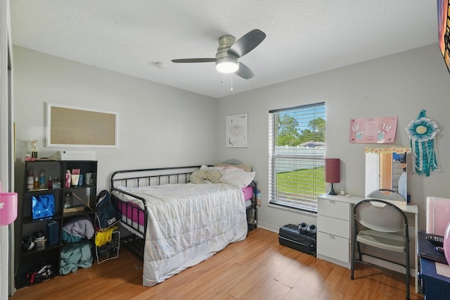 8 Severn Ct, Palm Coast, FL 32164 - bedroom featuring wood finished floors and ceiling fan