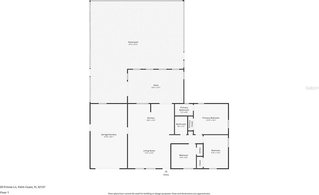 29 Firtree Ln, Palm Coast, FL 32137 - view of floor plan / room layout