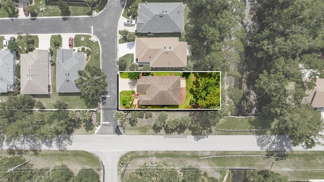 34 Raintree Cir, Palm Coast, FL 32164 - aerial view of residential area with property parcel outlined