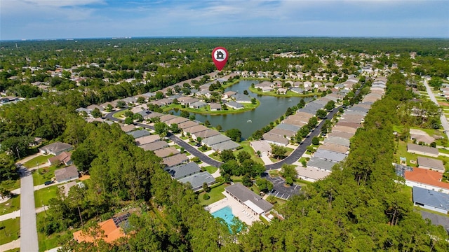 34 Raintree Cir, Palm Coast, FL 32164 - aerial view of property and surrounding area with nearby suburban area and a large body of water