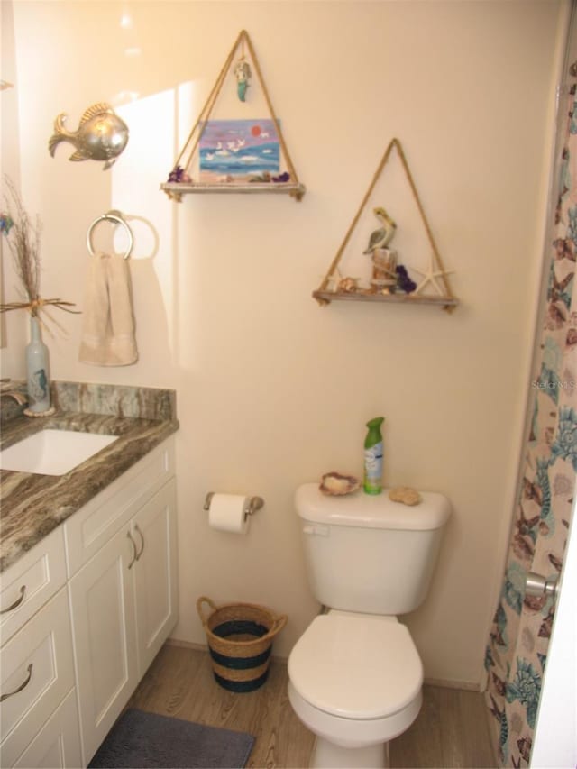 39 Benjamin Dr, Ormond Beach, FL 32176 - bathroom featuring vanity and wood finished floors