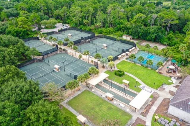 4 Midden Ln, Palm Coast, FL 32137 - aerial view of a forest