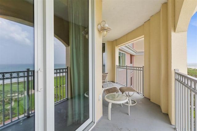 200 Ocean Crest Dr Unit 913, Palm Coast, FL 32137 - balcony with a water view