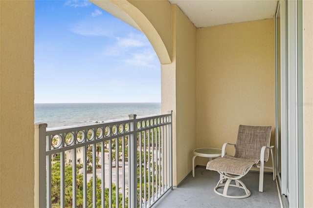 200 Ocean Crest Dr Unit 913, Palm Coast, FL 32137 - balcony with view of water and beach