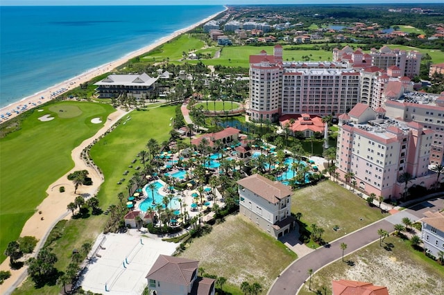 200 Ocean Crest Dr Unit 913, Palm Coast, FL 32137 - drone / aerial view of waterfront with a beach