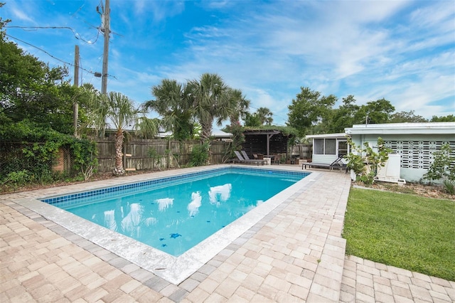 159 Southwind Cir, Saint Augustine, FL 32080 - view of pool featuring a patio area and a fenced backyard
