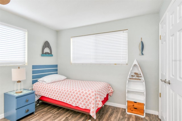 159 Southwind Cir, Saint Augustine, FL 32080 - bedroom featuring wood finished floors and a closet