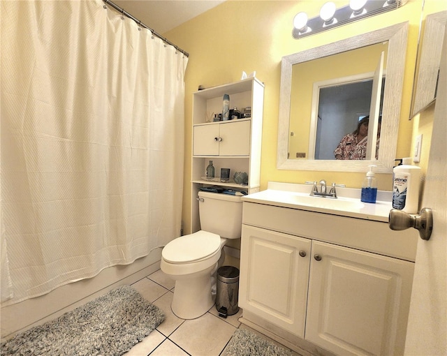 1561 Copperfield Ave, Deltona, FL 32738 - bathroom with tile patterned flooring, vanity, and shower / tub combo