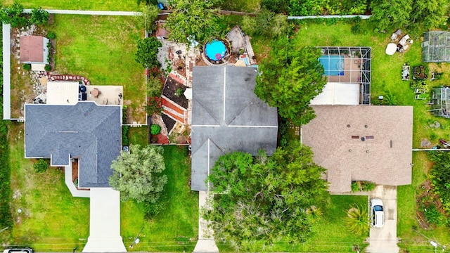 29 Rylin Ln, Palm Coast, FL 32164 - aerial view of a pool area