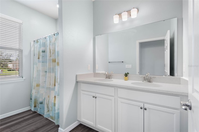 51 Oakleaf Way, Palm Coast, FL 32137 - full bath with double vanity and wood finished floors