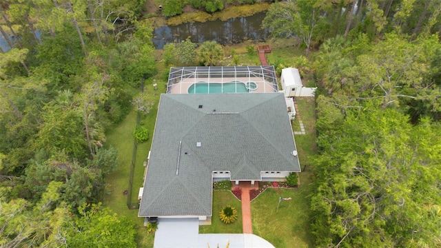 57 Prattwood Ln, Palm Coast, FL 32164 - view of subject property featuring a pool area and a large body of water
