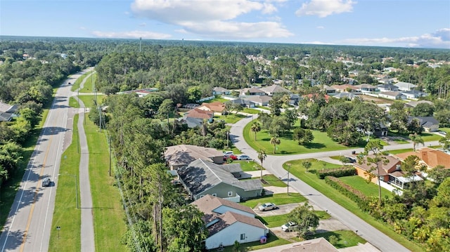 152 Fenimore Ln Unit A & B, Palm Coast, FL 32137 - aerial overview of property's location featuring nearby suburban area and a heavily wooded area