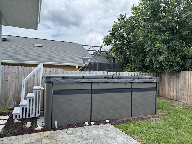 146 Via Madrid Dr, Ormond Beach, FL 32176 - fenced backyard with a swimming pool
