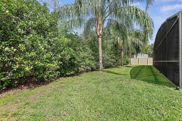 8 White Horse Ln, Palm Coast, FL 32164 - view of yard with a lanai