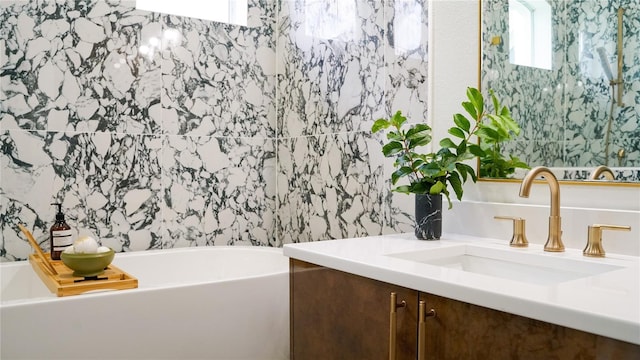 455 Riverfront Dr Unit A203, Palm Coast, FL 32137 - full bath with vanity and a garden tub