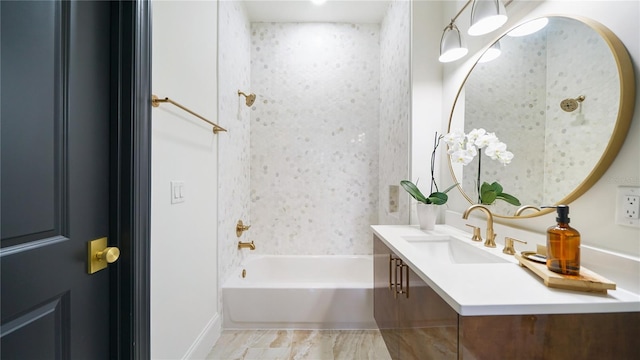 455 Riverfront Dr Unit A203, Palm Coast, FL 32137 - bathroom featuring vanity and  shower combination