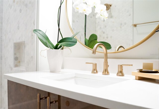 455 Riverfront Dr Unit A203, Palm Coast, FL 32137 - bathroom view of a chandelier and vanity