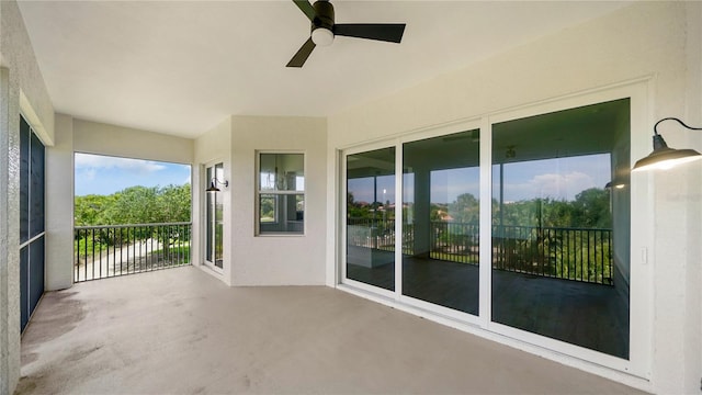 455 Riverfront Dr Unit A204, Palm Coast, FL 32137 - view of patio / terrace featuring ceiling fan