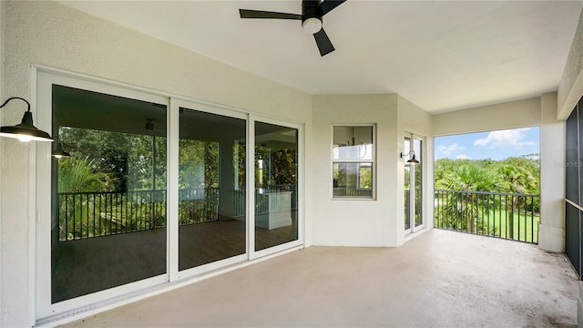 455 Riverfront Dr Unit A301, Palm Coast, FL 32137 - view of patio / terrace with a ceiling fan